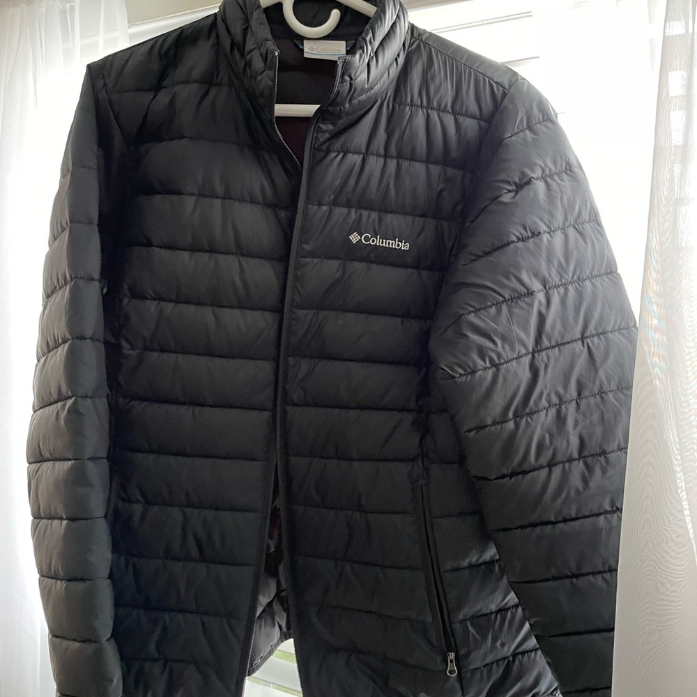 Columbia Black Quilted Packable Puffer Jacket